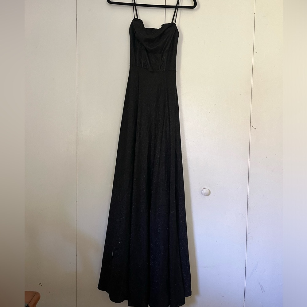 windsor black formal gown